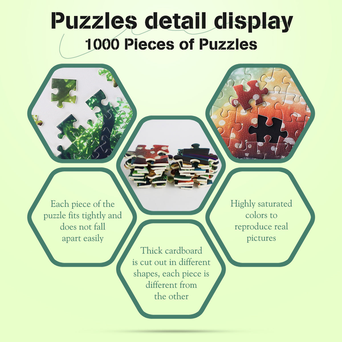 Fantasy Forest Puzzles 1000 Pieces Jigsaw Puzzles Challenge for Adults Home Decoration